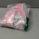 Breling 1 Pcs Christmas Bathroom Rug Small Decor Christmas Kitchen Bathroom Rug Winter Bath Mats Non Slip Carpet for Tub Living Dining Holiday(Snowflake,Pink&White,23.62x23.62)