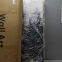 Framed Forest Landscape Wall Art for Living Room, Large 3 Piece Misty Pine Tree Nature Scenic Artwork for Walls, Rustic Woodland Sunset Canvas Painting Prints for Office Bedroom Wall Decor, 24x36 Inch