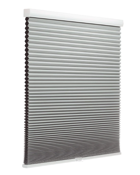 MYshade Cordless Blackout Cellular Shades for Windows, Honeycomb Window Shades with Thermal Insulation, Child & Pet Safe Room Darkening Shade, Easy Install,45" W x 48" H, Grey