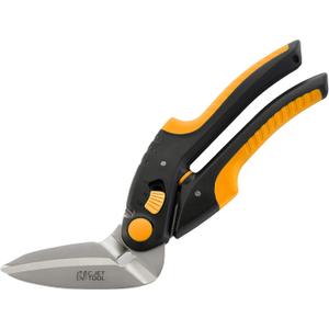 10" Heavy Duty Scissors, Carpet Cutter, Industrial Scissors, Multipurpose, Scissors for Carpet, Cardboard, Leather, Pruning, Gardening, Professional Soft Grip Stainless Steel (Orange)