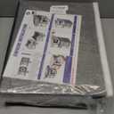 2-Story Cat House for Indoor Cats, Dual-Purpose Cave Bed with Scratch Pad and Fluffy Ball, Foldable Cat Hideaway, Cute Condo Furniture for Multi Small Pet Kitten, Grey (Double)