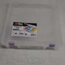 ArtBin 6955JS Super Satchel Compartment Box Clear Craft Organizer Storage Case - Purple, Pack of 1