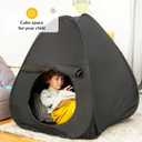 Sensory Tent | Calm Corner to Play and Relax | Toys for Autistic Children | Helps with Autism, SPD, Anxiety & Improve Focus | Black Out Sensory Tents for Autistic Children | Small