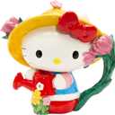 Blue Sky Clayworks Hello Kitty Teapot, Ceramic, 8" L x 4.75" W x 7.25" H, Sunny Watering-Can Pour