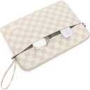 Laptop Sleeve 14 inch 14.0 inch Laptop case Bag (Khaki Checkered, 14 inch)