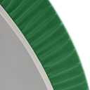 Obstal Fitted Round Green Table Cloth, Reversible Waterproof Stain Resistant Elastic Stretch Tablecloth, Wipe Clean Table Cover for Outdoor/Indoor Use, Fits Round Tables up to 40" - 44" Diameter