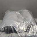 FABRICASTLE Outdoor Indoor Chair Cushions Set of 2 - Patio Furniture Cushion 19x19 inch, Non-Skid Overfilled Seat Cushions for Wicker Rocking Chairs Universal Fit Square Design (2, Grey)