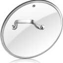 Antrader Tempered Glass Lid,10" Glass Covers for Pots,Pans and Skillets,1Set,Clear