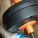 Drain Auger, Breezz Clog Remover with Drill Adapter, 25 Feet Heavy Duty Flexible Plumbing Snake Use Manually or Powered for Kitchen, Bathroom and Shower Sink, Comes with Gloves (Orange)