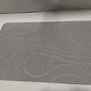Veeloim Stone Bath Mat Diatomaceous Earth Shower Mat Non-Slip Super Absorbent Diatomite Stone Bath Mats for Bathroom Floor Quick Drying Natural Easy to Clean, 1'3" x 1'11"