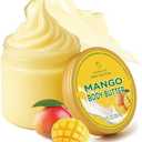 Mango Body Butter, Shea Body Butter for Women Dry Skin, Natural Mango Lotion for Body Care Smell Good-3.4 floz+6.8 floz(100ml+200ml) (10.5 Ounce (Pack of 1))