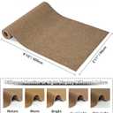 jxgzyy Outdoor Runner Rug 2'11" x 9'10", Non Slip Dirt Trapping Mat with Scraper Pile for Outside, Idea for Entryway, Muddy Room, Backdoor