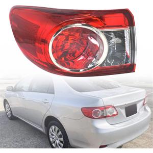 Driver Side Tail Light Replacement for Toyota Corolla 2011 2012 2013 Outer Rear Tail Light Lamp Assembly 8156002580 TO2804111 LH Left Side