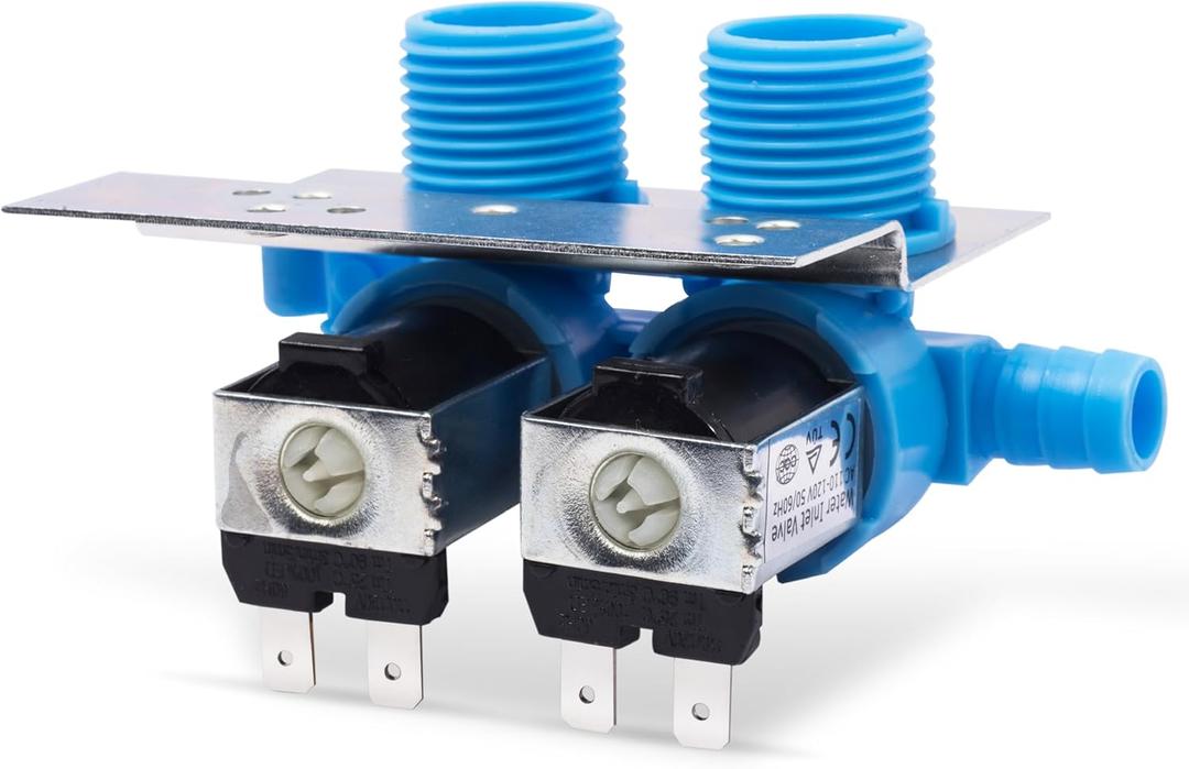 [2025 Upgraded] BlueStars 285805 Washer Water Inlet Valve with Mounting Bracket - Fit Whirlpool Kenmore Kitchen Aid - Replaces 292197 3349451 3354565 AP3094541 KAWS850JQ4 LSQ8243HQ0 7MLSC9545JQ2