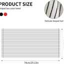 6 Piece Black and White Striped Hand Towels,100% Cotton Bathroom Towels Ultra Soft and Highly Absorbent Hand Towels for Bathroom Kitchen, Showering, Spa, Gym,Hotel (13 x 29)