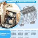 Upgraded WD28X26099 WD28X34744 Lower Rack forGE Dishwasher Rack Replacement