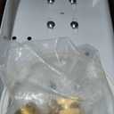 External RV Filter System RV Water Filter Store System Install with Bracket, 3-Stage RV Water Purifier Filtration System Compatible with Marines Boats and RVs