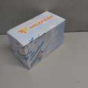 Youth Soccer Ball Size 3/4/5, Kids Outdoor Play Game Training Practice Soccer Ball for Teen Boy Girl Indoor Outdoor with 1 Pump 1 Net Bag and 1 Gift Box (White)