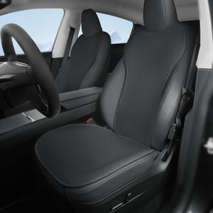 TOPABYTE Front Seat Cover for Tesla Model Y Juniper (Launch) Seat Cushion - Protects Your Teslas Seats - Car Seat Bottom Protector for Tesla Model 3/Y/X/S 2017-2026 Accessories, Black