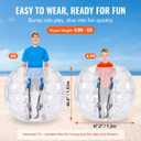 VEVOR 2-Pack Inflatable Bumper Balls 3/4/5FT Human Bubble for Kids Teens Adults