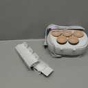 Conair Double Ceramic Hot Rollers for Long, Medium & Short Hair, 5 Ceramic Flocked 1-Inch Heated Hair Rollers with Clips, Hot Curlers for Women, Volume & Curls, Dual Voltage, Pink/White