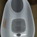 Boon Soak 3 Stage Baby Bathtub - Baby Bath Tub with Three Support Positions for Newborn to Toddlers - Color Changing Drain Plug for Ideal Bath Temperature - Gray - Ages 0 to 18 Months and Up