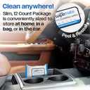 4 x Shoe, Sneaker, Suede & Leather Cleaner Wipes Premium Wipes for Dirt, Stains, Scuffs & Care for All Footwear