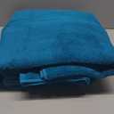 COZYART Crystal Teal/Peacock Blue Bath Towel Set for Bathroom Soft Absorbent Durable 650 GSM Turkish Cotton Towel Set of 6, 2 Large Bath Towels, 2 Hand Towels, 2 Washclothes