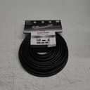 GE RG6 Coaxial Cable, 50 ft. F-Type Connectors, Quad Shielded Coax Cable, 3 GHz Digital, in-Wall Rated, Ideal for TV Antenna, DVR, VCR, Satellite, Cable Box, Home Theater, Black, 33532