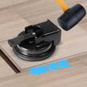 Heavy Duty Floor Gap Fixer Tool with 5pcs Nano Adhesive Pad, Ideal for Filling Gaps, Heavy Duty Suction Cup Plank Grabber for Vinyl, Wood, Laminate Floor(No Hammer)