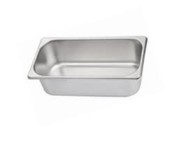 Kitchen Metal Food Pan 2pc 10,5×11,5×5,5in