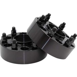 6550-6550H-E106 Black Set of 2 Hub Centric Wheel Adapter, 2 Pack