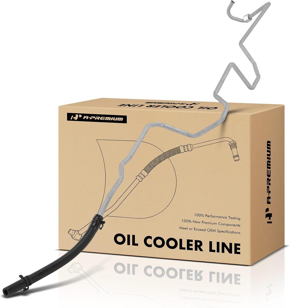 A-Premium Outlet Lower Automatic Transmission Oil Cooler Line Hose Assembly