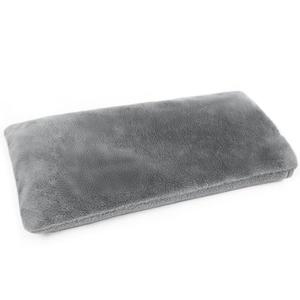 Microwave Heating Pad with Washable Cover, 8 X 16“ Microwavable Heating Pads for Neck and Shoulders and Back, Warm Compress for Knee, Muscles, Joints, Wrist, Abdomen (Gray)