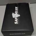 Carbon Lined Bag with Combination Lock, Airtight Glass Jar & UV Protection Glass, Moisture-Proof Travel Organizer for Coffee, Tea, Large Capacity Storage Case (Black Combo)