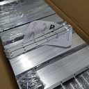 AHEONLAR 2 Pack 8x4x1.5ft Galvanized Raised Garden Beds Outdoor, Rectangle Sturdy and Durable Planter Boxes for Vegetables, Fruits, Flowers and Plants, Easy Assembly, Silver