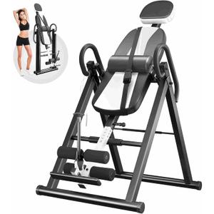 YOLEO Gravity Inversion Table for Back Pain Relief 2026 New Inversion Table w/Lumbar Support Easy to Assemble Back Stretcher Machine 300 lbs