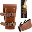 NUMJAW Dagger Holster Adjuatable Costume Sword Frog Medieval Renaissance Dagger Sword Sheath Cosplay Sword Belt Holder (Brown)