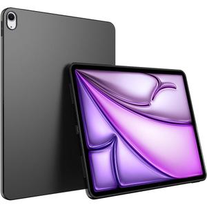 Puxicu for iPad Air 13 Inch Case M2 2024, Slim Design Matte TPU Rubber Soft TPU Protective Cover for iPad Air 13-inch (M2) 2024, Black
