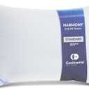 Continental Bedding | Harmony White Down Pillow | 550 Fill Power | 400 Thread Count Cotton Cover | Made in USA | Firm, Standard (Pack of 1)