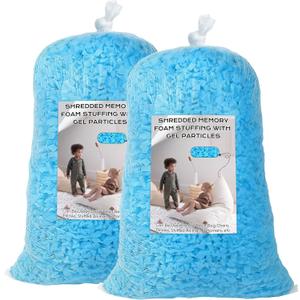 12lbs Bean Bag Filler, Shredded Memory Foam, Bean Bag Chair Filling, 12.0 Pounds