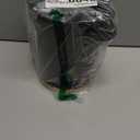 Mini Trash Can with Bamboo Lid Soft Close and Foot Pedal, 0.8Gal / 3L Tiny Round Trash Can with Removable Plastic Inner Wastebasket for Bathroom, Bedroom, Powder Room, Office, Desk, Car, Black