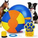 Herding Ball for Dogs Indestructible Giant Egg Large Horse Toys Durable Outside Play Big Calming Jumbo the Mellow Dog Soccer with Straps Yard Linflatable Balls Tetherball Water Yard