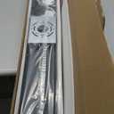 MELUCEE LED Bathroom Lighting Fixtures Over Mirror 5 Lights Black LED Vanity Lighting with Unique Smoke Acrylic Panel Modern Led Bathroom Light Bar, 25W 3000K Warm Lighting