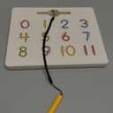 GAMENOTE Double Sided Magnetic Letter & Number Board Set - Alphabet & Numbers Tracing Board for Toddlers, ABC Uppercase & Lowercase Practicing, Math Learning, Educational Toys for Kids