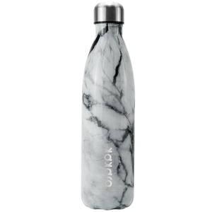BJPKPK 25oz Insulated Water Bottles Stainless Steel, Sports Water Bottles Keep Cold for 24 Hours and Hot for 12 Hours,Marble Frozen (25 Ounces)