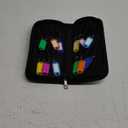 Portable Zippered Key Organizer, Waterproof Fireproof Key Case with 12 Key Hooks and Tags, Portable Key Storage for Rental Management Real Estate Sales Hotel Executives and Car Service (12 keys)