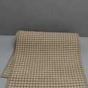 Kitchen Mat Kitchen Rugs Sets of 2 PCS Non Slip Washable, Super Absorbent Soft Braided Kitchen Mats for Floor, Rubber Backing Comfort Standing Kitchen Sink Mat Runner Rug, Brown 17"x28"+17"x47"