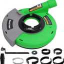 Diment Power Universal Surface Grinding Dust Shroud for Angle Grinder 7-Inch. Collect Grinding Dust-Stone, Cement, Marble, Rock, Granite, Concrete