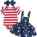 FIOMVA Baby Girl Fall Outfits Newborn Ribbed Knit Romper Skirt Set Infant Ruffle Bodysuit Toddler Dress Winter Clothes 3-6 M